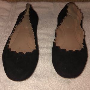 Chloe suede flats